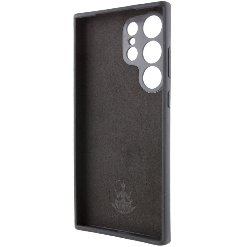 Чохол Silicone Cover Lakshmi Full Camera (AAA) на Samsung Galaxy S23 Ultra (Чорний / Black) в магазині vchehle.ua