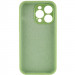 Чохол Silicone Case Full Camera Protective (AA) NO LOGO на Apple iPhone 15 Pro Max (6.7") (М'ятній / Mint) в магазині vchehle.ua