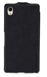 Фото Кожаный чехол (флип) TETDED для Sony Xperia M4 Aqua (Черный / Black) на vchehle.ua