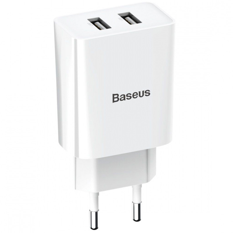 

МЗП Baseus Speed Mini Dual U 10.5W 2USB (CCFS-R) (Білий) 1098086