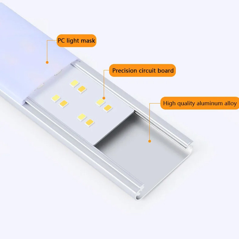 Замовити Сенсорний світильник LED з датчиком руху MZ-L1803 (35*11,5*200mm) (White) на vchehle.ua