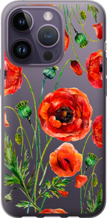 

Чохол Намальовані маки на iPhone 14 Pro 1634026