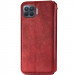 Фото Шкіряний чохол-книжка GETMAN Cubic (PU) на Oppo A73 (Червоний) на vchehle.ua
