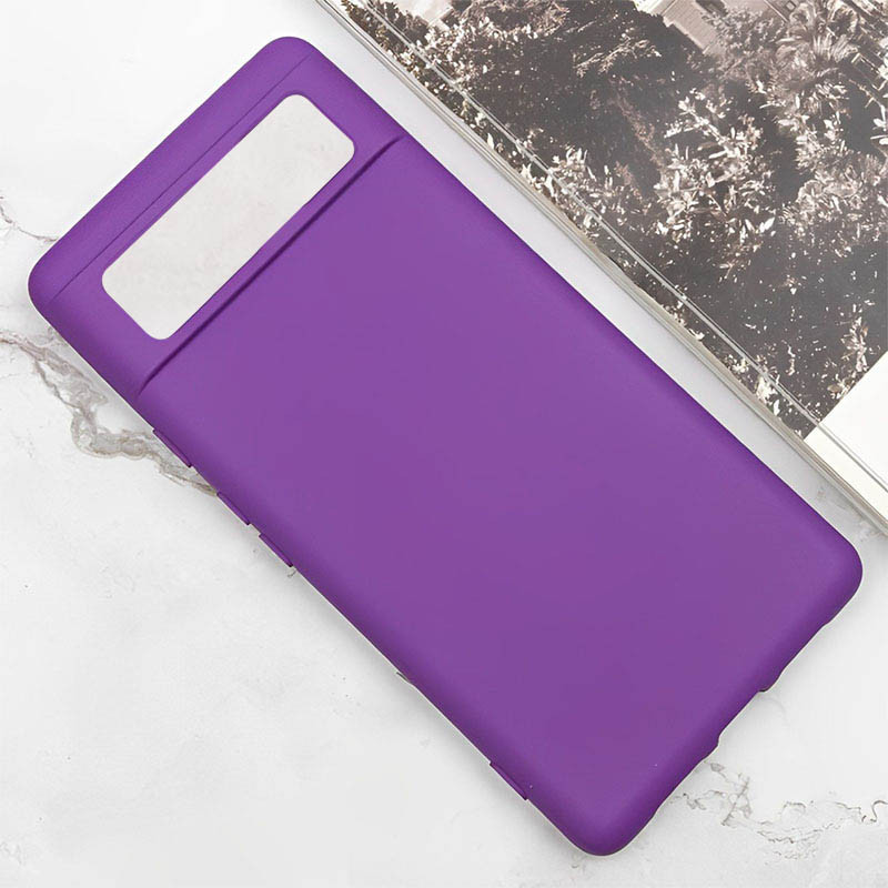 Фото Чехол Silicone Cover Lakshmi (A) для Google Pixel 6 Pro (Фиолетовый / Purple) на vchehle.ua