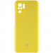 Чохол Silicone Cover Full Camera (AAA) на Xiaomi Redmi Note 10 / Note 10s (Жовтий / Bright Yellow)