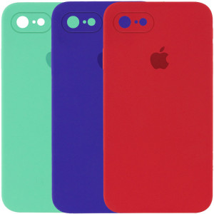Чохол Silicone Case Square Full Camera Protective (AA) для iPhone 8 (4.7")