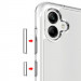 Купить Чехол TPU Space Case transparent для Samsung Galaxy A06 (Прозрачный) на vchehle.ua