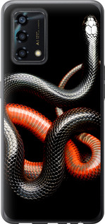 

Чехол Красно-черная змея на черном фоне для Oppo A95 1685227
