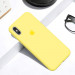 Чохол Silicone Case Full Protective (AA) на Apple iPhone X (5.8") / XS (5.8") (Жовтий / Yellow) в магазині vchehle.ua