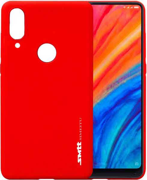 TPU чехол матовый SMTT для Huawei P Smart+ (nova 3i) (Красный (soft touch))