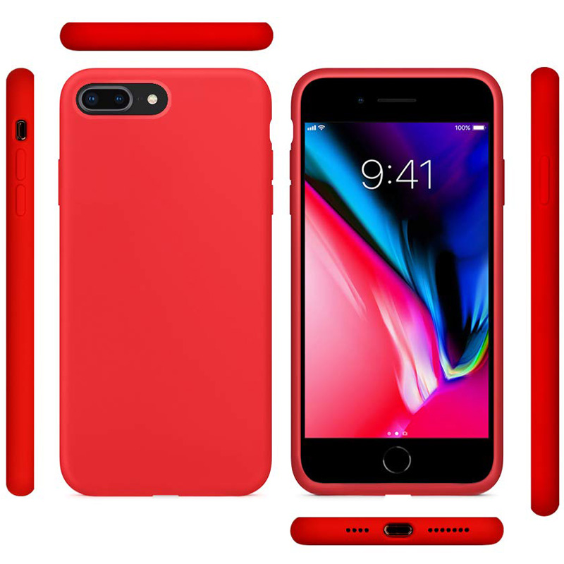 

Чехол Silicone Case Slim Full Protective для iPhone 7 plus (5.5") (Красный / Red) 713159