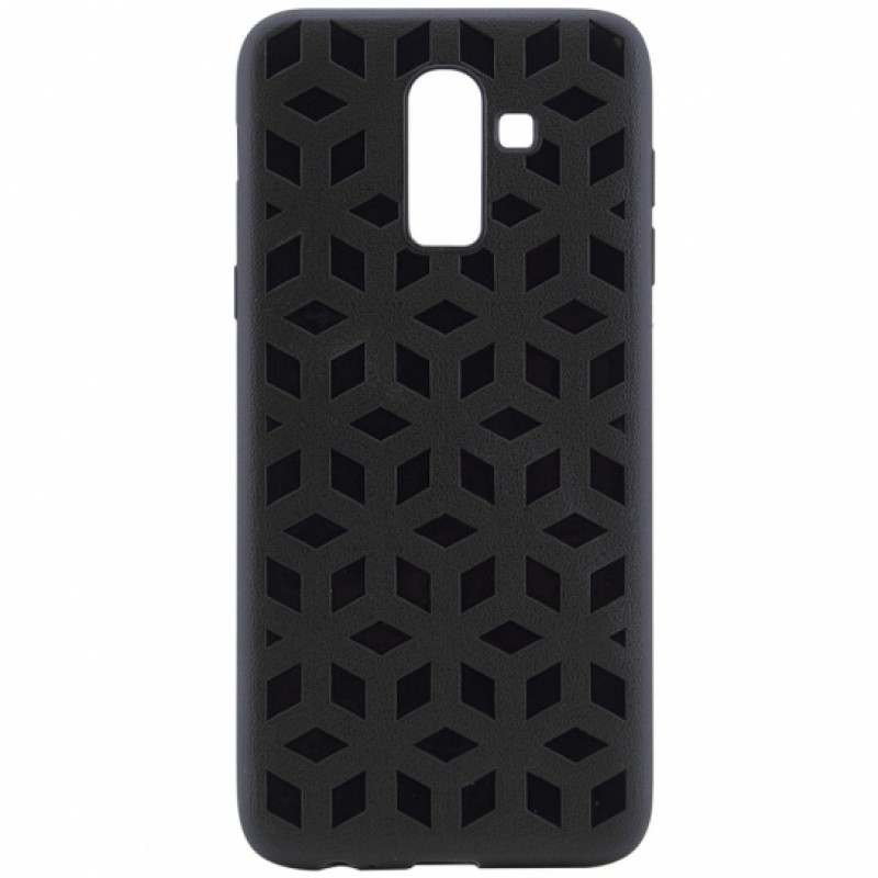 

TPU чохол Cube на Samsung Galaxy J8 (2018) (Чорний) 661116