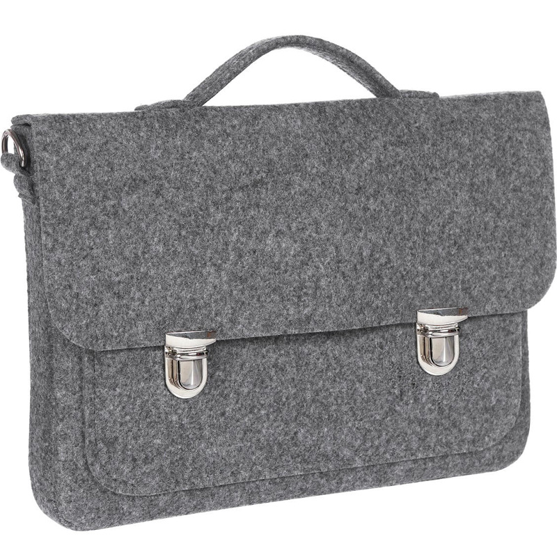 Фото Войлочный портфель Gmakin (GS08) для Macbook Air/Pro 13/13,3 (Серый) в магазине vchehle.ua