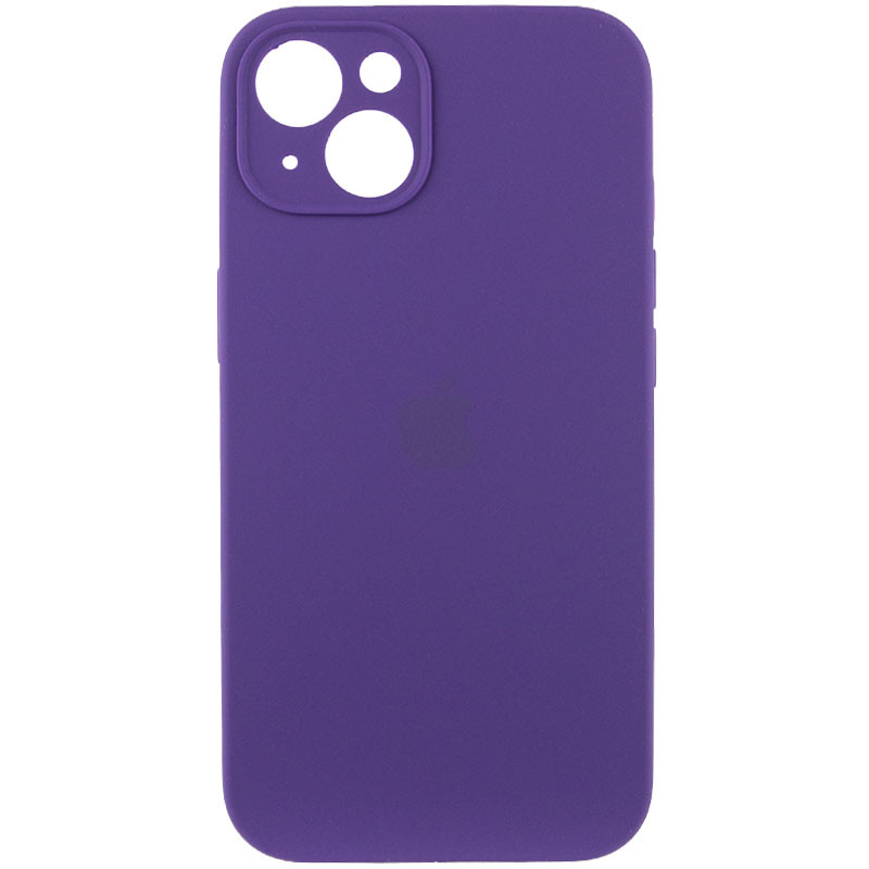 Чехол Silicone Case Full Camera Protective (AA) для Apple iPhone 14 (6.1") (Фиолетовый / Amethyst)