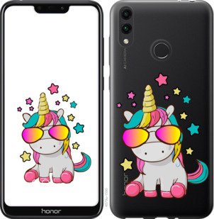 

Чехол Единорог в очках для Huawei Honor 8C 911894