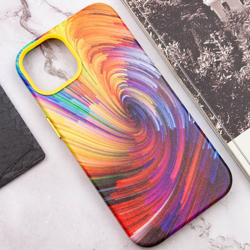 Купити Шкіряний чохол Colour Splash на Apple iPhone 11 Pro Max (6.5") (Orange / Red) на vchehle.ua