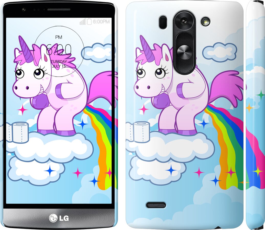 

Чехол Единорожка для LG G3s D724 338726