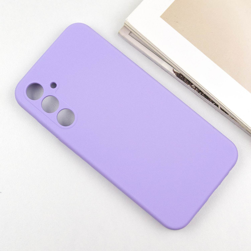 Фото Чохол Silicone Cover Lakshmi Full Camera (AA) на Samsung Galaxy A35 (Бузковий / Dasheen) в маназині vchehle.ua