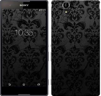 

Чехол узор черный для Sony Xperia T2 Ultra Dual D5322 648012