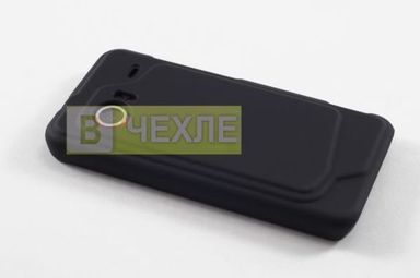 Пластиковый прорезиненный чехол (черная) Epik для HTC Incredible 
