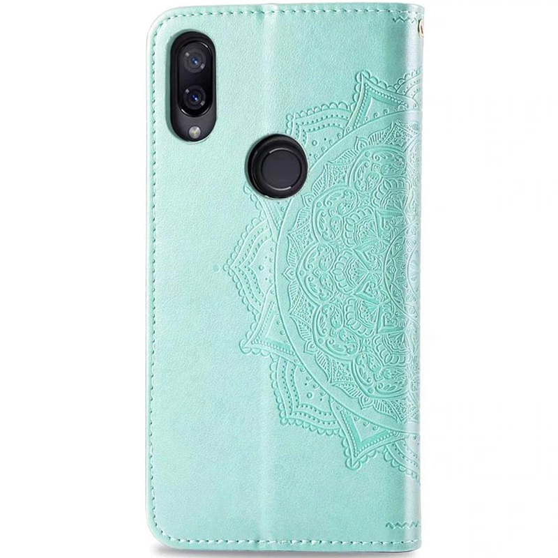 Фото Кожаный чехол-книжка Art Case с визитницей для Xiaomi Redmi 7 (Бирюзовый) на vchehle.ua