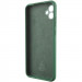 Чохол Silicone Cover Lakshmi Full Camera (AA) на Samsung Galaxy A06 (Зелений / Dark green) в магазині vchehle.ua