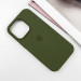 Фото Чехол Silicone Case Full Protective (AA) для Apple iPhone 13 Pro (6.1") (Зеленый / Dark Olive) на vchehle.ua