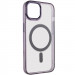 Фото Чохол TPU Iris with Magnetic safe на Apple iPhone 14 (6.1") (Чорний) на vchehle.ua