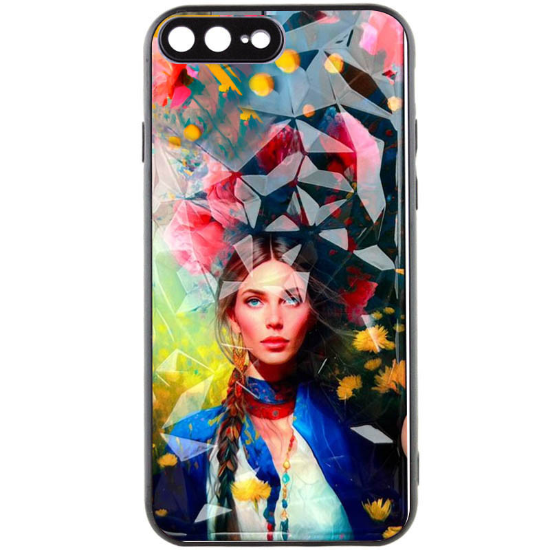 TPU+PC чехол Prisma Ladies для Apple iPhone 7 plus / 8 plus (5.5") (Peonies)