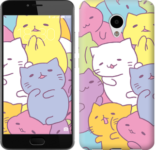 Чехол Котики для Meizu M3