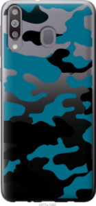 Чехол Камуфляж прозрачный фон для Samsung Galaxy M30