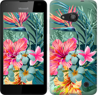

Чехол Тропические цветы v1 для Microsoft Lumia 550 845386