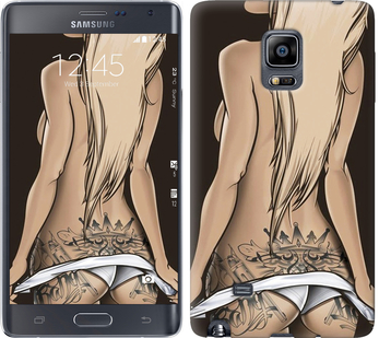 

Чехол Девушка с татуировкой для Samsung Note Edge SM-N915 644138