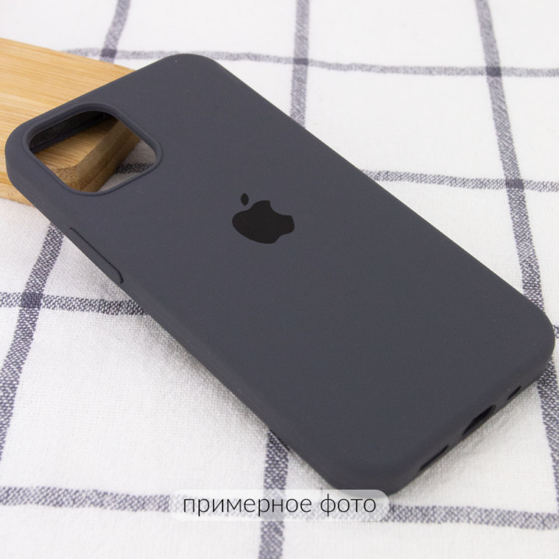 Фото Чехол Silicone Case Full Protective (AA) для Apple iPhone 16 Pro Max (6.9") (Серый / Dark Gray) на vchehle.ua