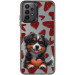 TPU+PC чохол TakiTaki Love magic glow для Samsung Galaxy A23 4G (Lovely dog / Black)