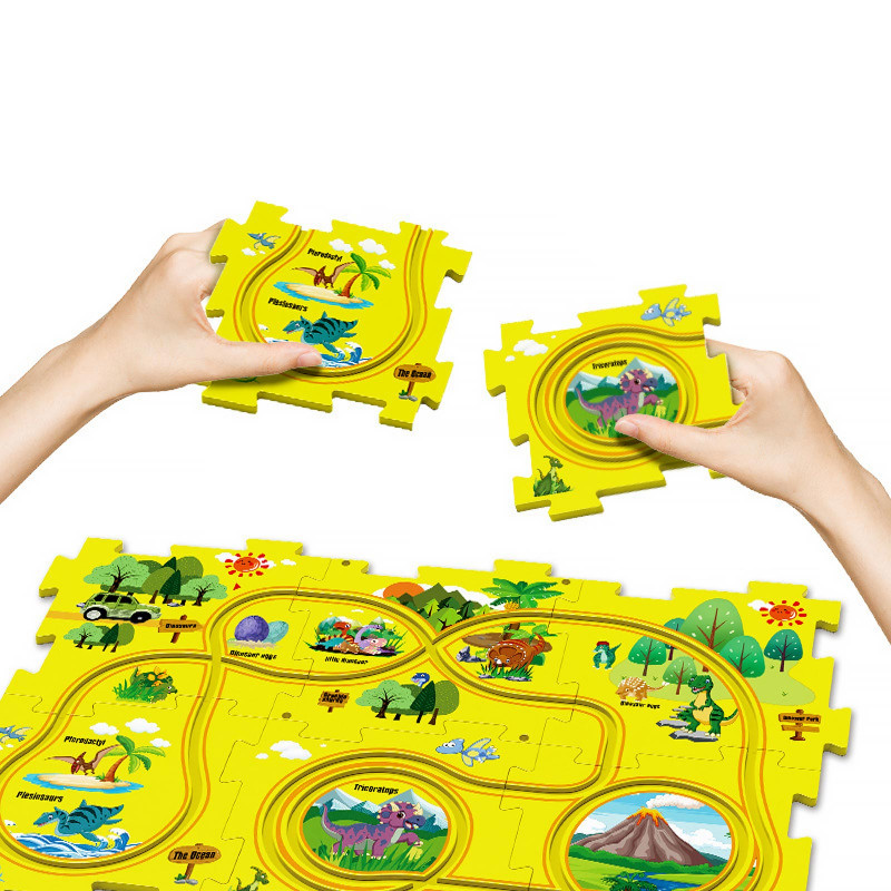 Фото Розвиваюча іграшка-пазл SHT 1103A Dinosaur Park (25pcs) (Green) на vchehle.ua