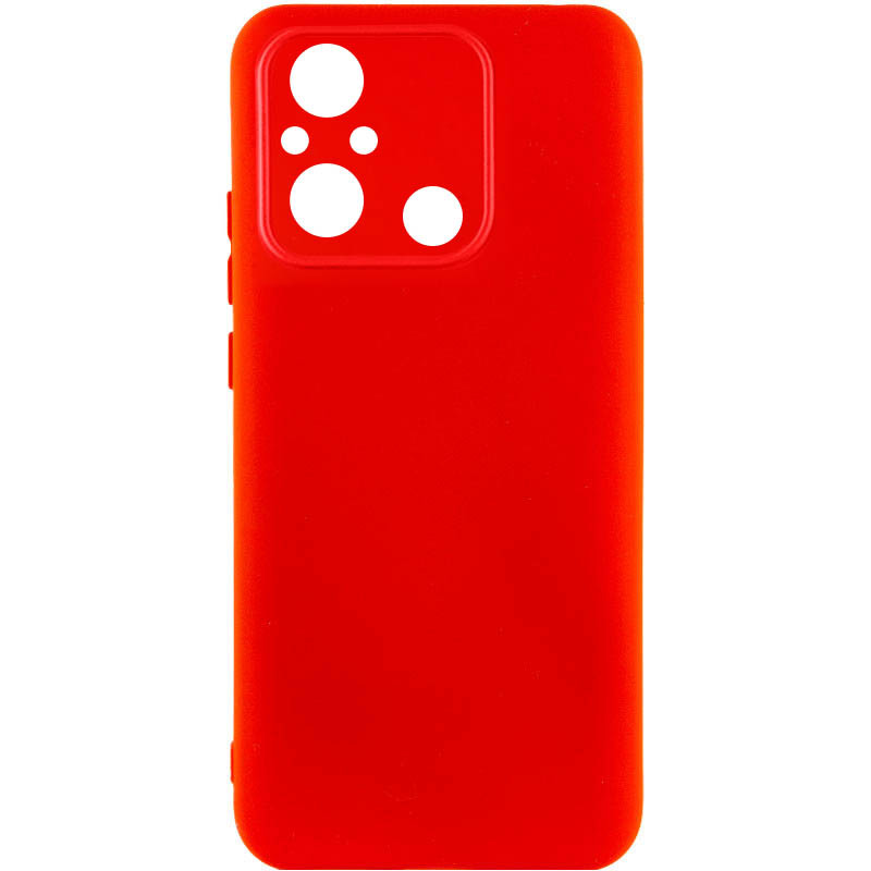 Чехол Silicone Cover Lakshmi Full Camera (AA) для Xiaomi Redmi 12C / Poco C55 (Красный / Red)