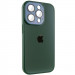 Фото Чехол TPU+Glass Sapphire Midnight для Apple iPhone 14 Pro (6.1") (Зеленый / Forest green) на vchehle.ua