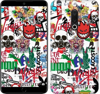 

Чехол Many different logos для Meizu 16 Plus 669479