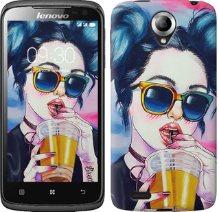 

Чехол Арт-девушка в очках для Lenovo S820 247037