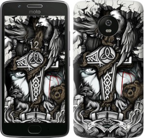 Чехол Тату Викинг для Motorola Moto G5
