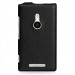 Фото #Кожаный чехол (флип) TETDED для Nokia Lumia 900 (Черный / Black) в магазине vchehle.ua