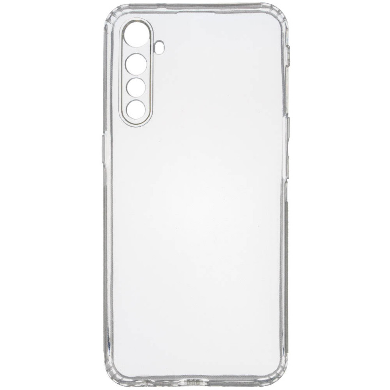 TPU чехол GETMAN Transparent 1,0 mm для Realme XT