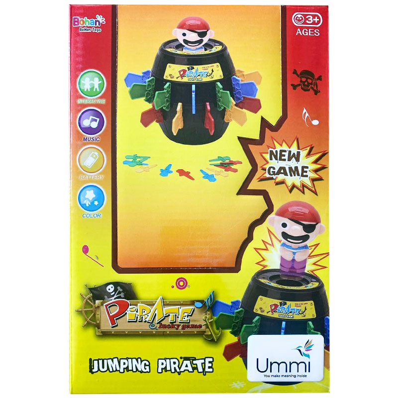 Настольная интерактивная игра Ummi 669-1 Pirate Lucky Game (со звуковым эффектом) (Black) в магазине vchehle.ua
