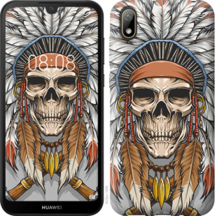 

Чехол Череп индейца для Huawei Y5 2019 710955