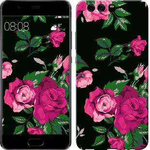 

Чехол Розы на черном фоне для Huawei P10 547097