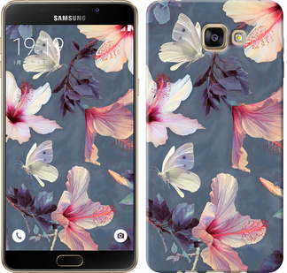 

Чехол Нарисованные цветы для Samsung Galaxy A9 Pro 596101