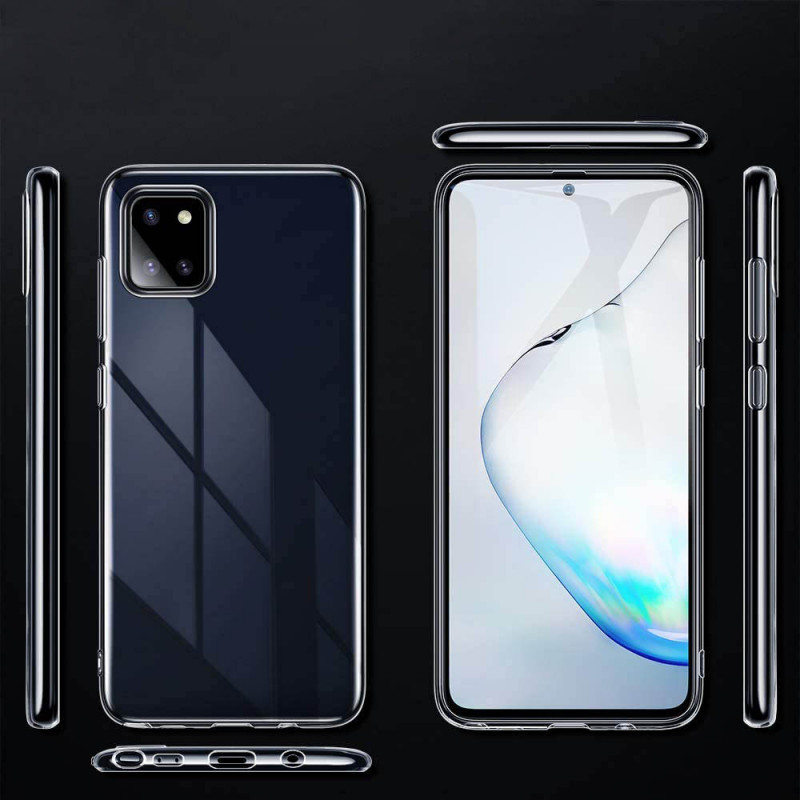 Фото TPU чохол Epic Transparent 1,0mm на Samsung Galaxy Note 10 Lite (A81) (Прозорий (прозорий)) в маназині vchehle.ua