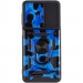 Фото Ударостійкий чохол Camshield Serge Ring Camo на Samsung Galaxy A23 4G (Синій / Army Blue) в маназині vchehle.ua