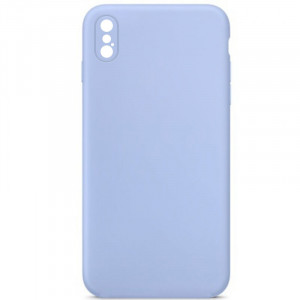 Silicone Case Square Full Camera Protective (AA) NOLOGO для iPhone X (5.8")